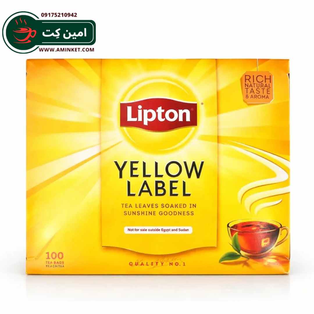 چای تی بگ لیپتون 100 عددی