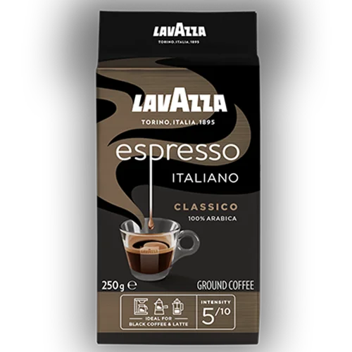 قهوه اسپرسو لاوازا مشکی 250 گرمی Lavazza ا lavazza Caffe espersso black