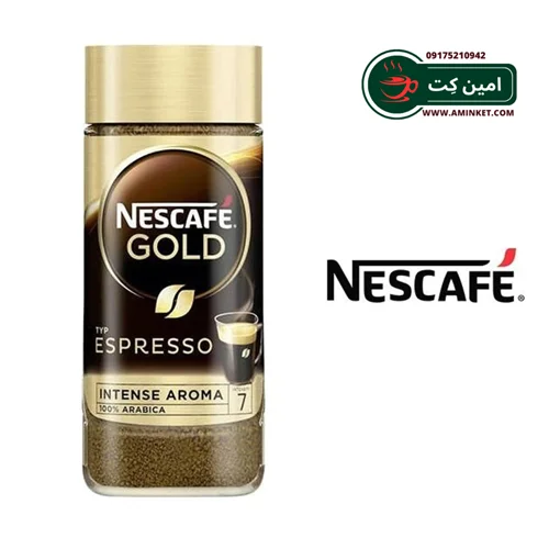 پودر قهوه اسپرسو 100 گرمی ا Nescafe Gold BLEND espresso 100g