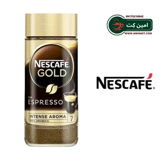 پودر قهوه اسپرسو 100 گرمی ا Nescafe Gold BLEND espresso 100g