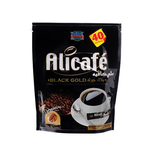 پودر قهوه علی کافه مدل بلک گلد 40 عددی ا Cobizco instant coffee powder Black Gold model