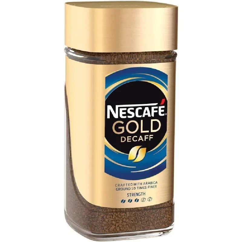 قهوه فوری گلد نسکافه بدون کافئین ا Nescafe Gold instant coffee Decaff 100gr