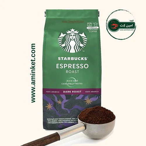 پودر قهوه استارباکس طعم کارامل200گرم-STARBUCKS(DARK ROAST)